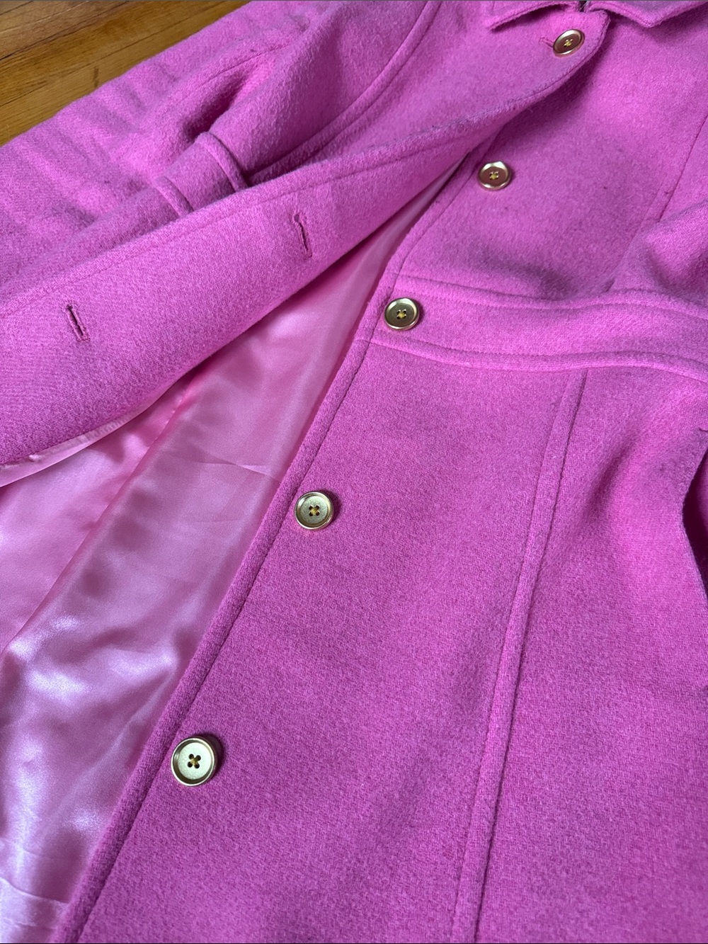 J. Crew Pink Wool-Blend  Coat - Picture 11 of 16